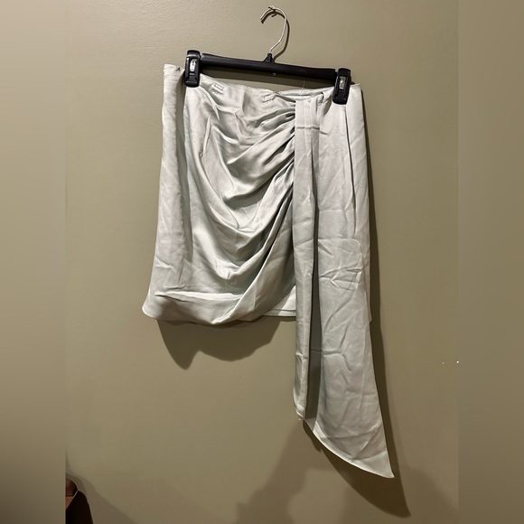 Jonathan SIMKHAI Mae Classic Draped Mini Skirt - Picture 15 of 16